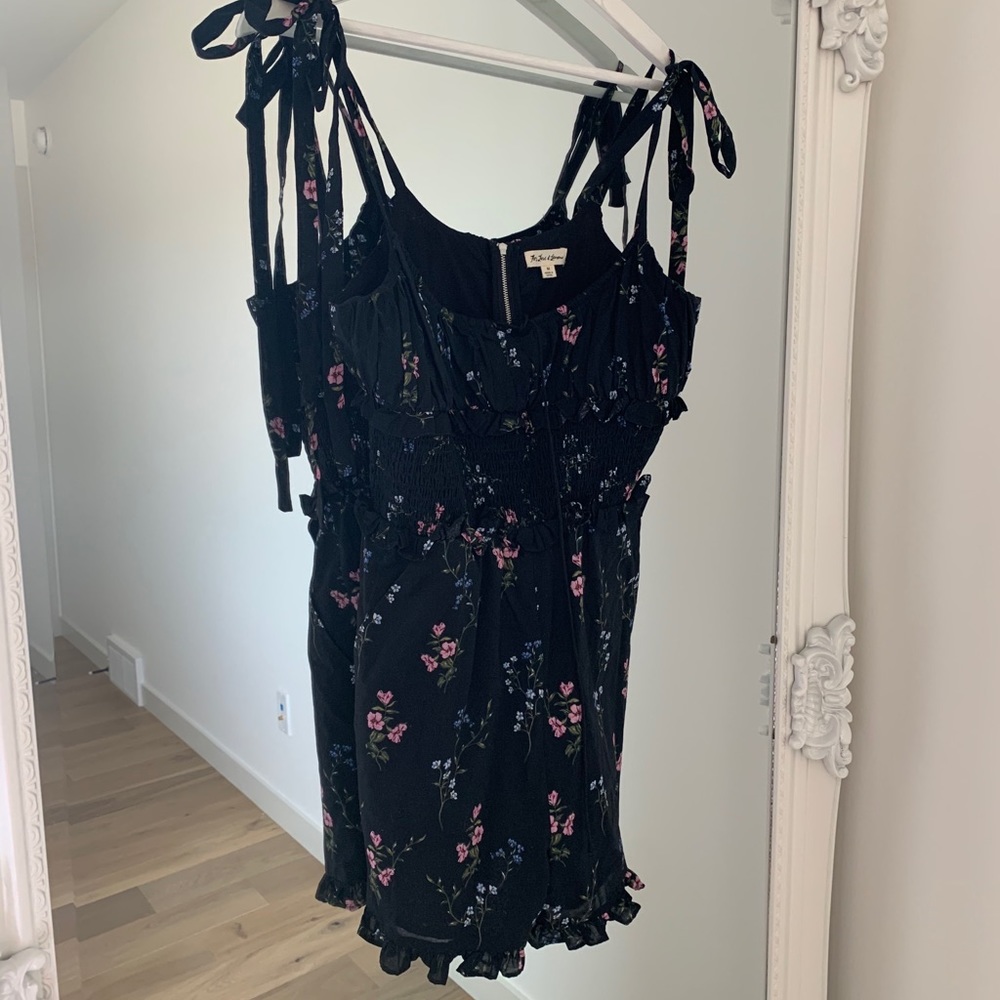For Love and Lemons black floral romper - Picture 5 of 5